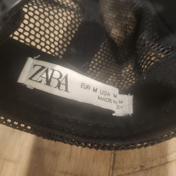 Zaba Mountain Trucker Cap Basketball Hat Mesh Maroon Black Made In TURKEY - Picture 6 of 6